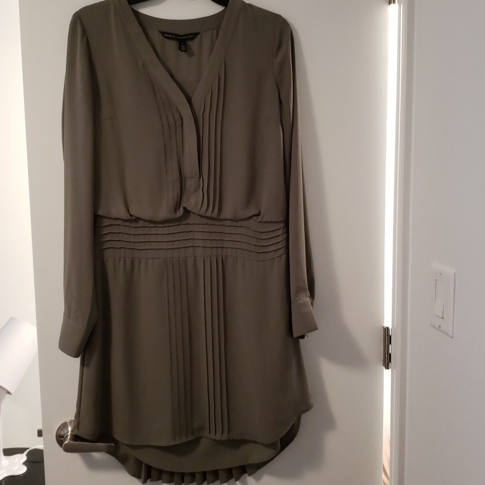 White House Black Market Green Dress